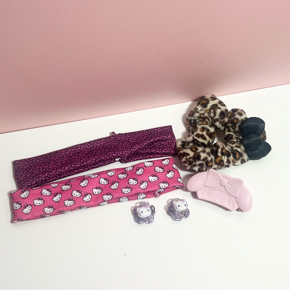 Sanrio hello kitty hair accessories bundle